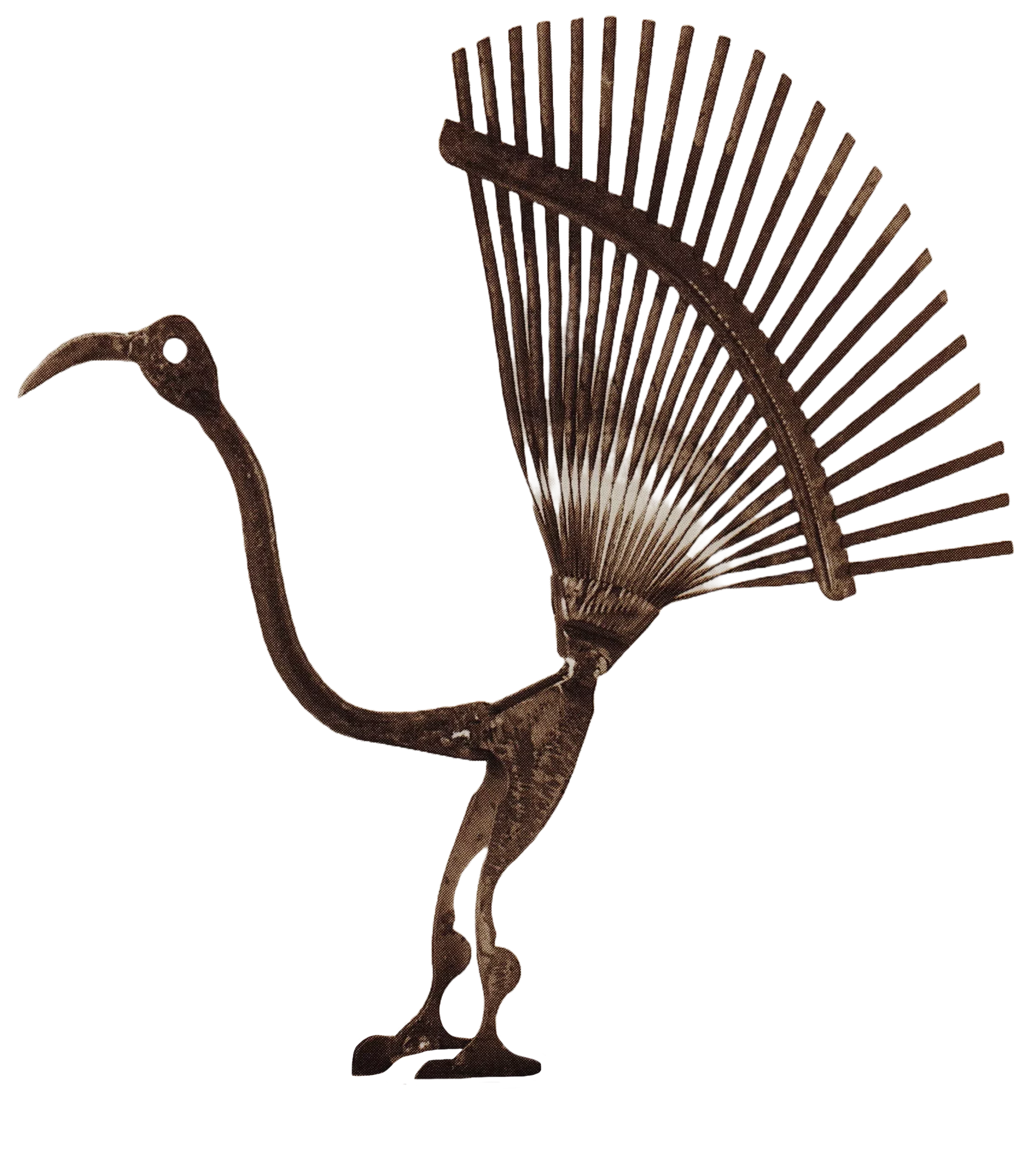 Oiseau sculpté par Bernard Lacroix